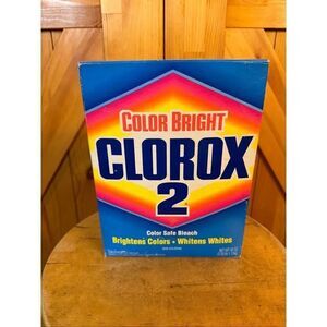 Vintage Clorox 2 Color Safe Bleach 40oz Non-Chlorine Laundry Powder (6999)